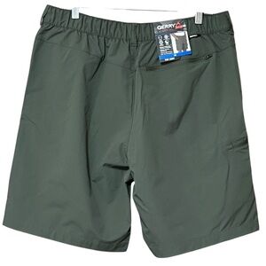 Gerry Tech Short 36 Green Stretch UV Protection Multi-Pocketed Outdoors NWT